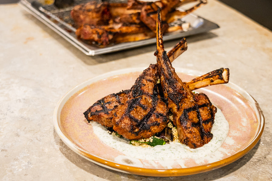 Lammkoteletts mit Harissa