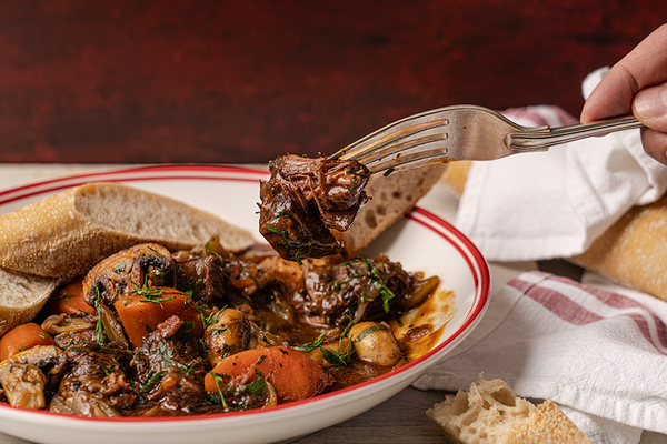 Beef bourguignon