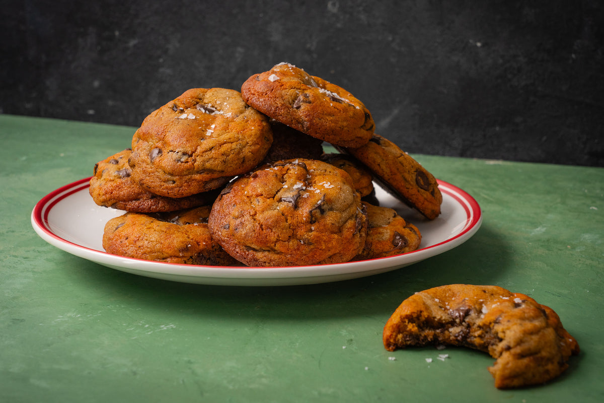 Galletas con chispas de chocolate y gochujang