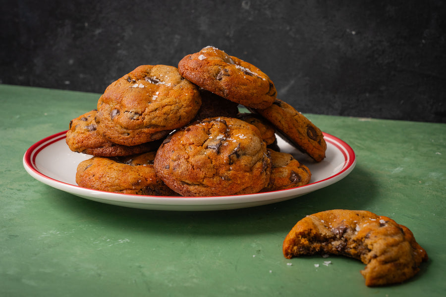 Galletas con chispas de chocolate y gochujang