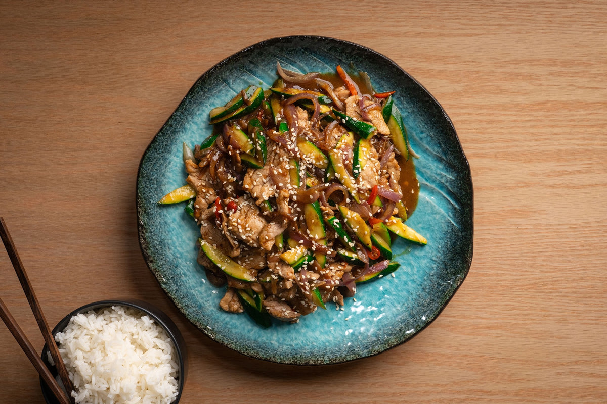Hoisin-Chili-Schweinefleisch