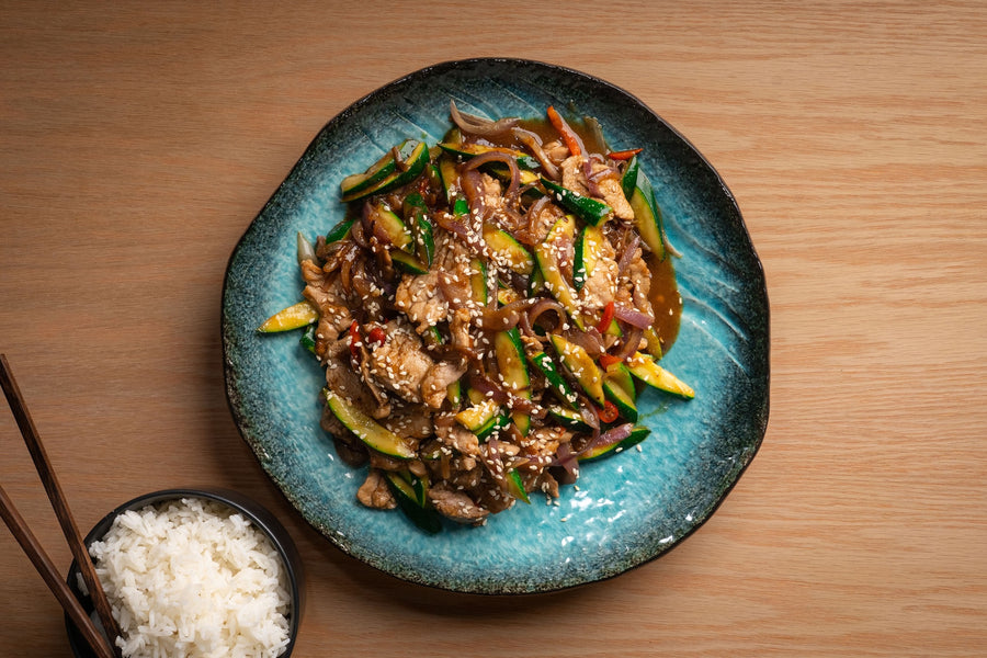 Hoisin-Chili-Schweinefleisch