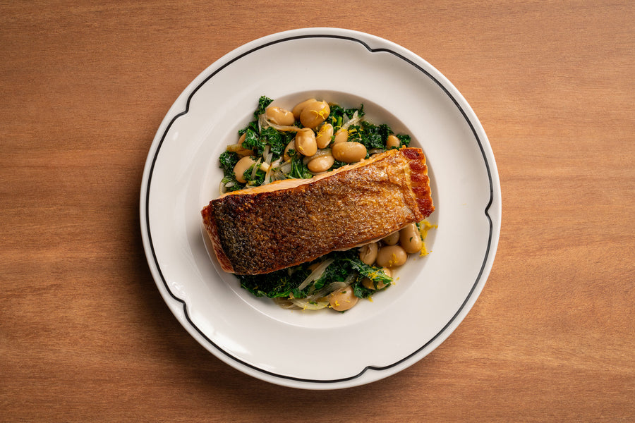 Lachs mit knuspriger Haut