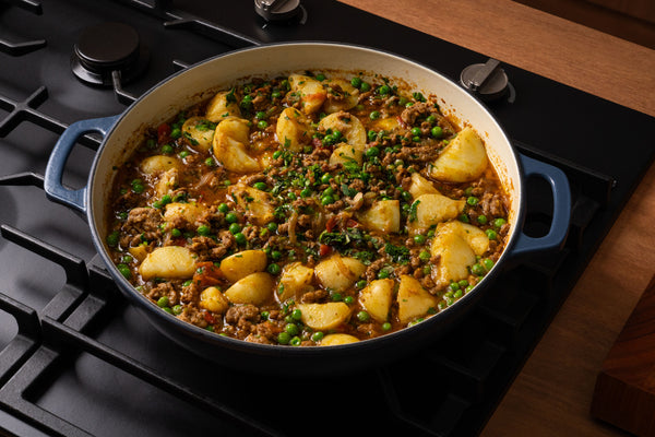 Aloo Keema (Potato and Lamb Curry)
